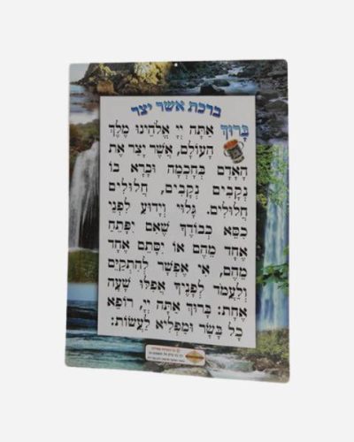 ברכת אשר יצר פורמט פלקט