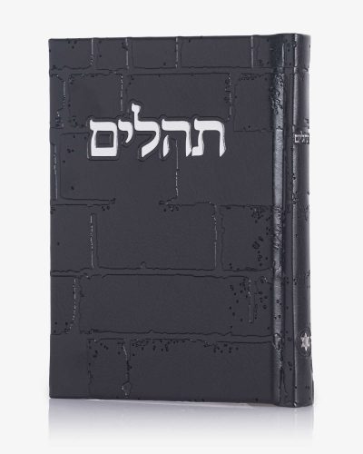 תהילים דגם כותל שחור כסף