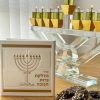 חנוכיית קריסטל שוהם כסף