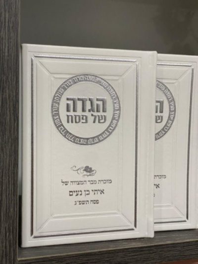 מארז יין עם הגדה של פסח דגם סימנים