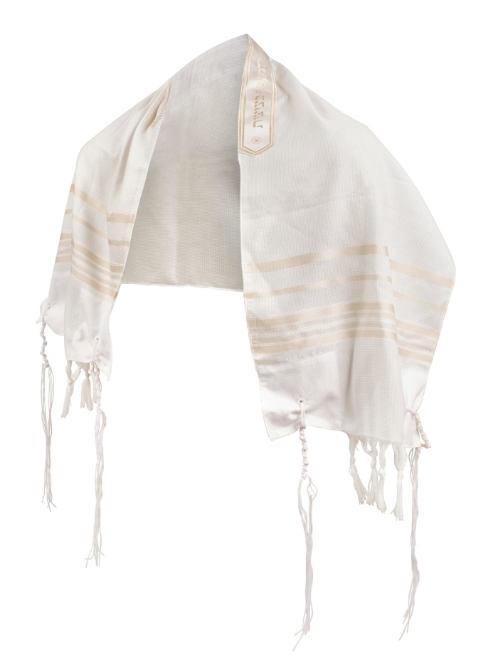 טלית חאלקה שמנת