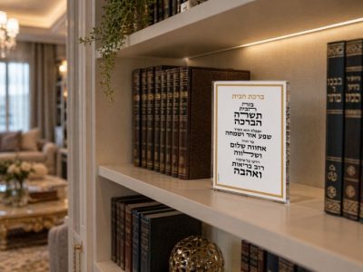בלוק אקרילי ברכת הבית